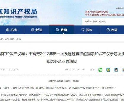 國家級認可！浪鯨衛(wèi)浴順利通過“國家知識產(chǎn)權優(yōu)勢企業(yè)”復核